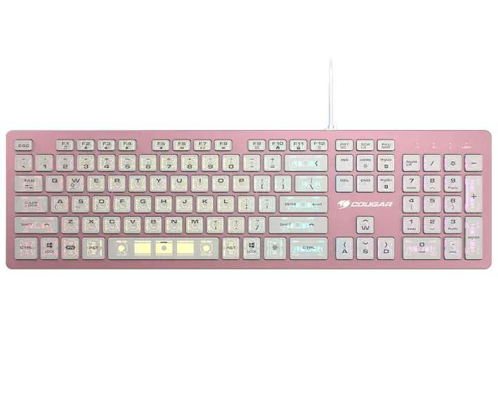 Cougar Vantar Ax Pink Scissor Switch Gaming Keyboard Lazada Ph