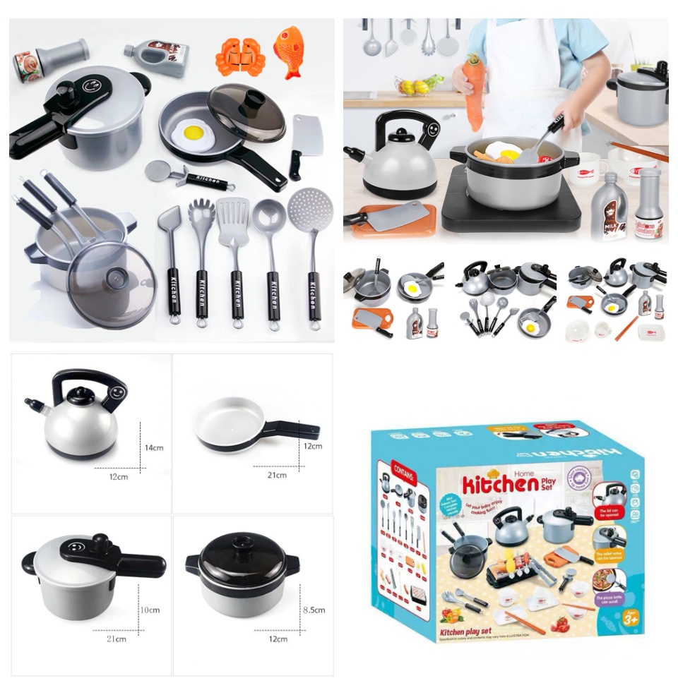 home kitchen play set