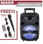 Mass Speaker 8" 822 LED Party Speaker: Best Choice for Less Hassle & Power Consumption