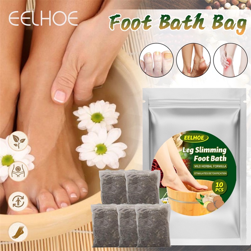 10Pcs/Box Herbal Foot Bath Bag Ginger Foot Soak Weight Loss Genger Foot