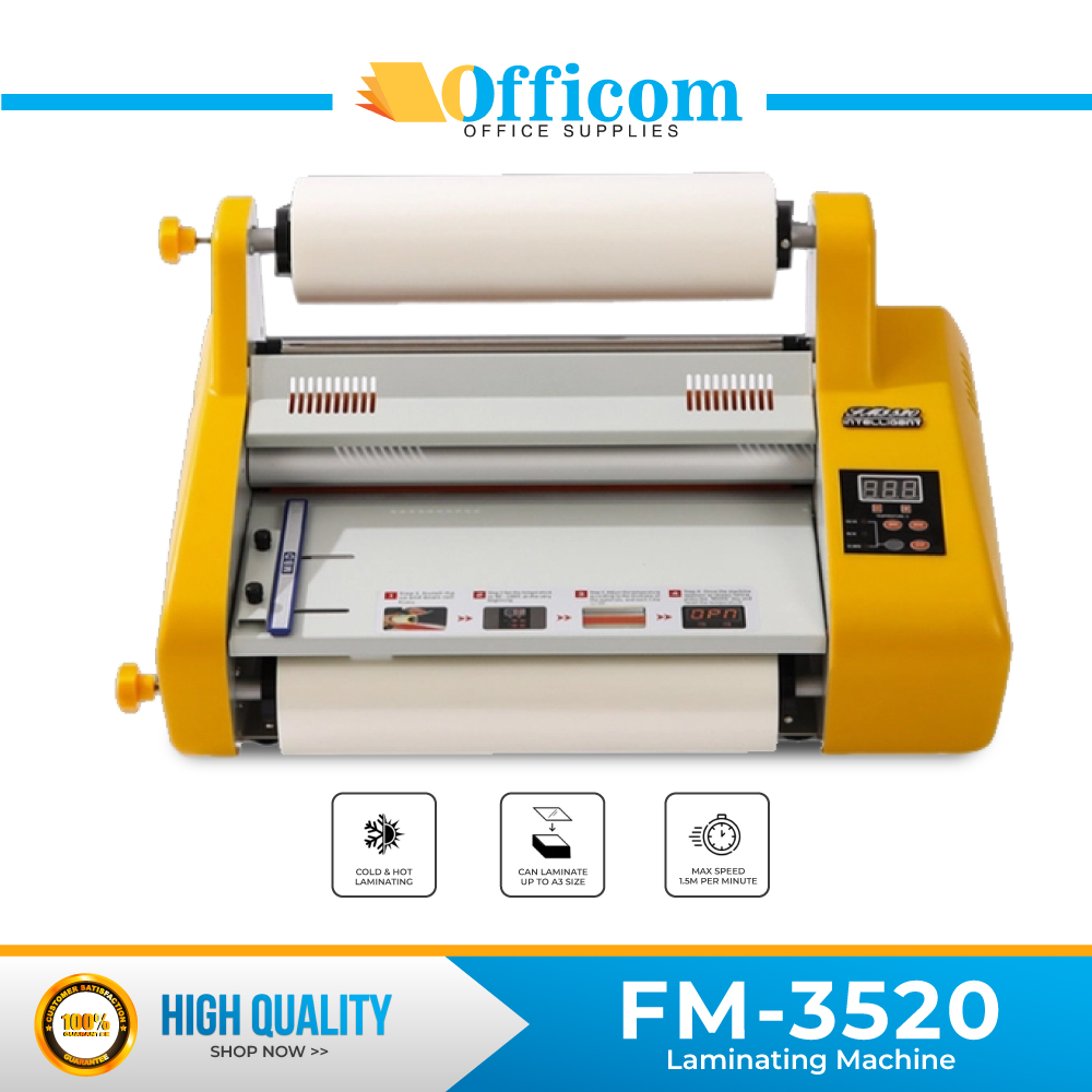 Officom Fm 3520 Single And Double Sided Laminator A3 A4 Size Hot And