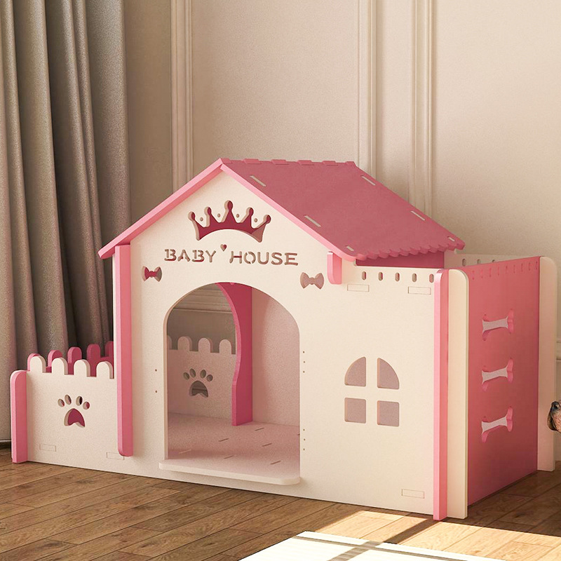 pink dog house