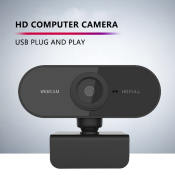 1080P HD Webcam with Microphone for PC/Laptop, USB Webcam