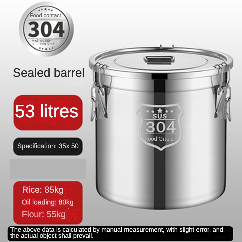 304 Stainless Steel Soup Bucket Oil Extraction Barrel Bucket