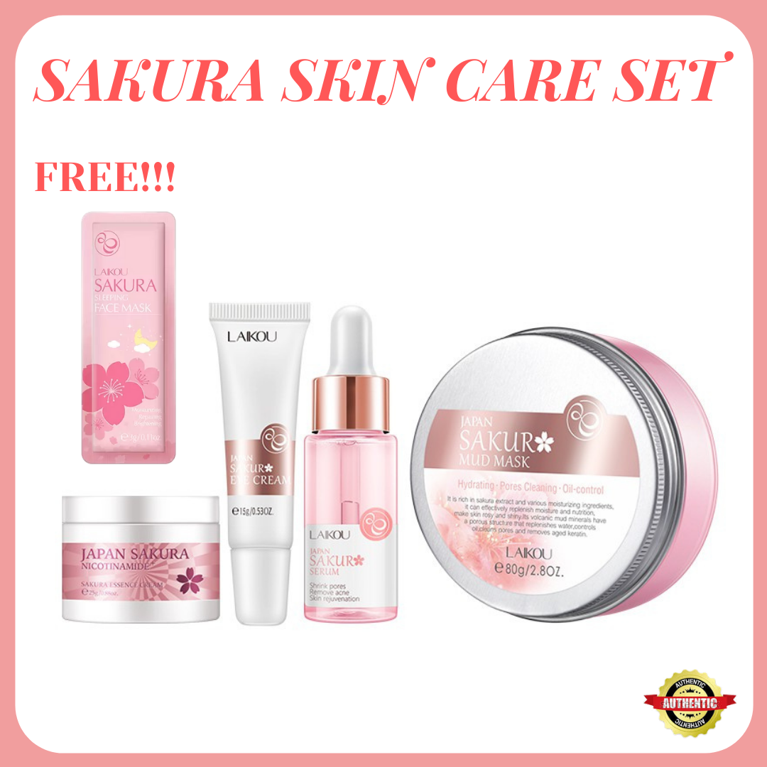 AUTHENTIC SAKURA Skin care set For All Types of Skin Acne and pimple