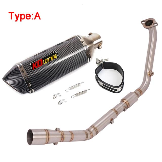 Exhaust Escape with Front Middle Pipe Connector Steel For R15 V3 2020 ...