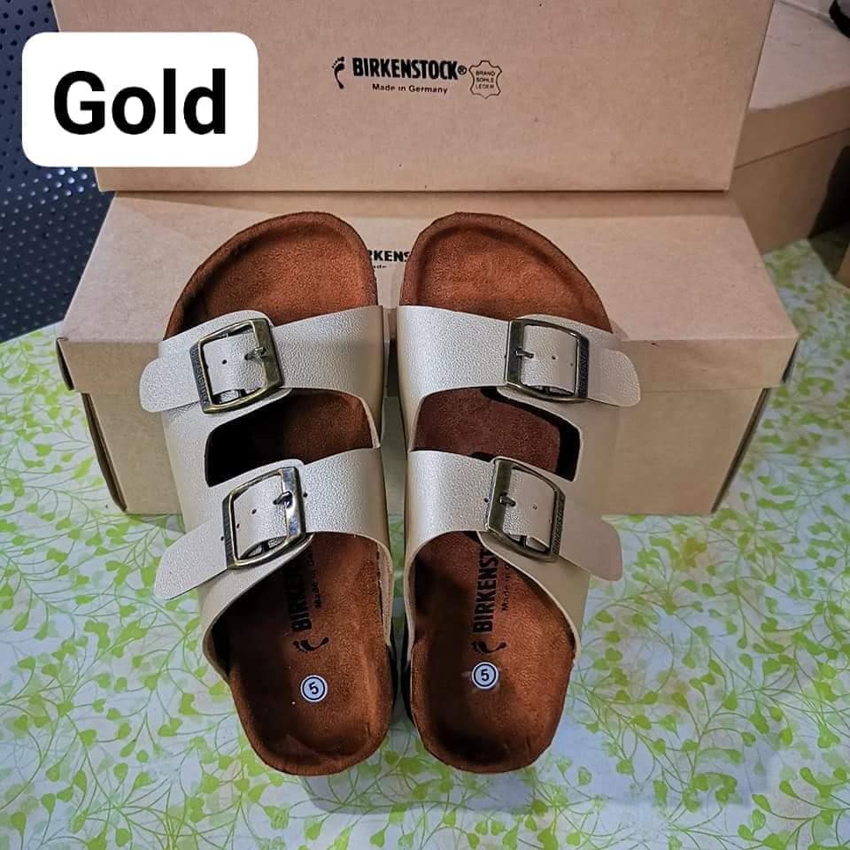 gold birkenstocks sale