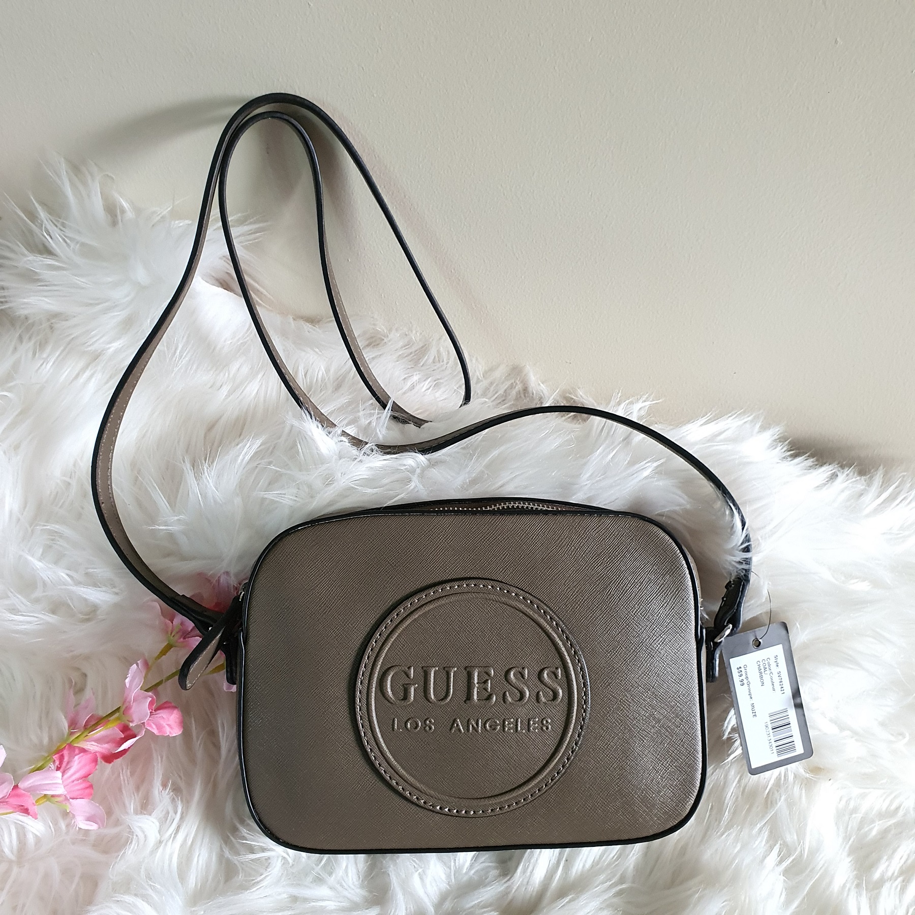 Thornton Guess Camera Crossbody Bag Army Green Lazada PH