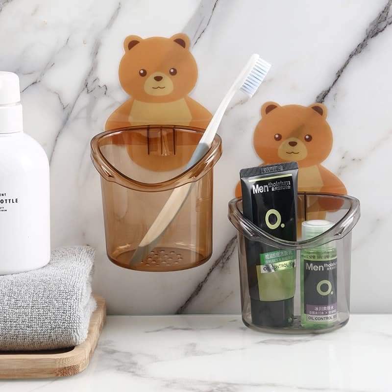 WALL MOUNTED BEAR TOOTHBRUSH HOLDER Lazada PH