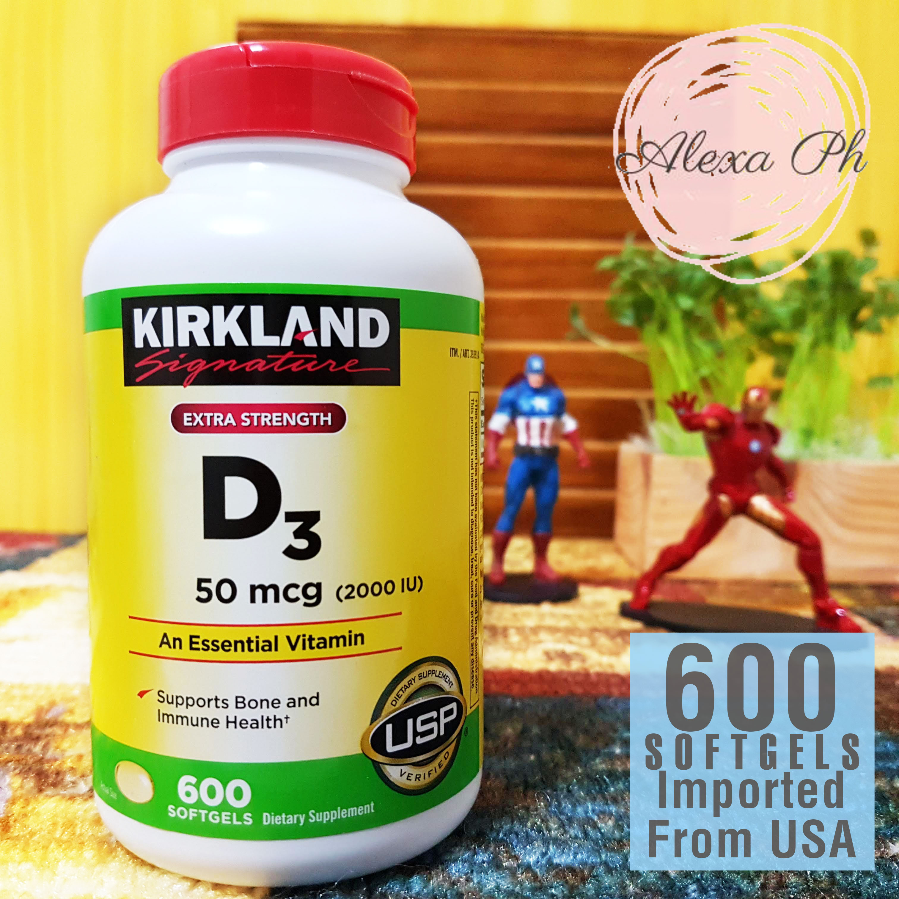 (EXPIRATION JULY 2025) Kirkland Signature, Extra Strength Vitamin D3 50