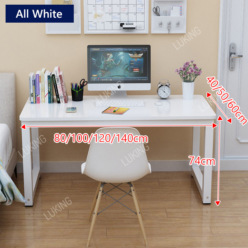 Luking Multi-Function Computer Desktop Desk, Household Office Desk ...