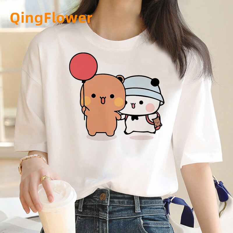 Bubu Dudu t shirt clothing women japanese grunge white t shirt manga aesthetic top tees t-shirt graphic shirt