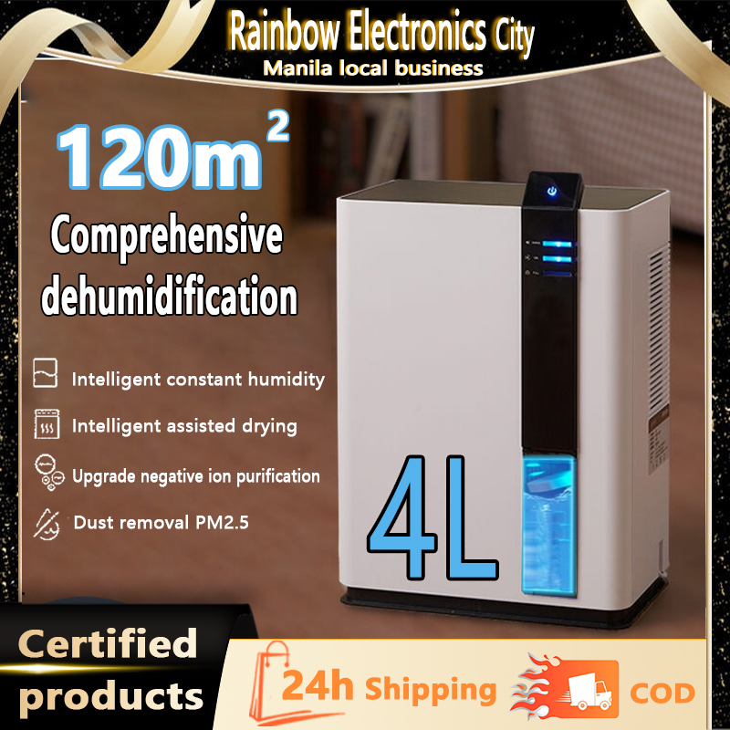 2.5L Dehumidifier Dual Drainage System Negative Ion Air Purification