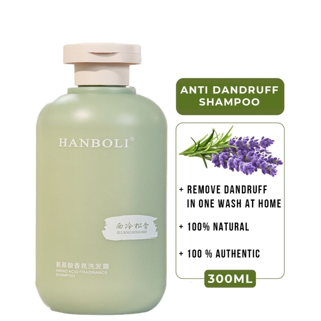 Best Seller 300ML AUTHENTIC ANTIDANDRUFF SHAMPOO HANBOLI Anti Dandruff