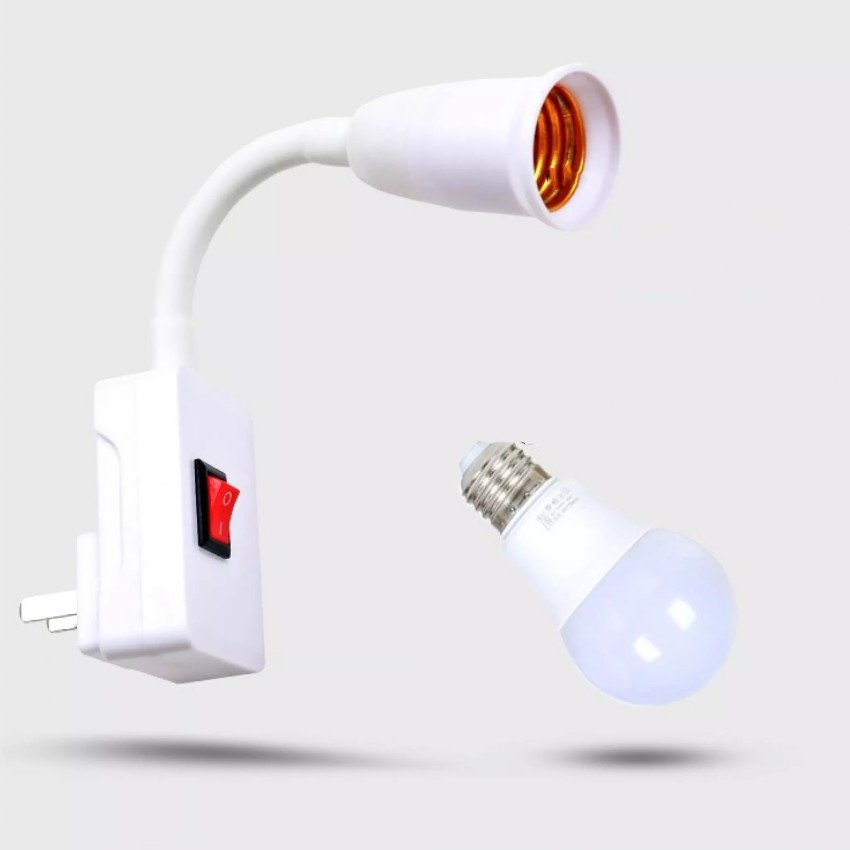 Đui Đèn Gắn Trong Vít E27 Có Thể Điều Chỉnh Đui Đèn Gắn Tường Tiết Kiệm Năng Lượng Gia Dụng Đui Đèn Gắn Trong Bằng Nhựa Đui Đèn Công Tắc Bóng Đèn