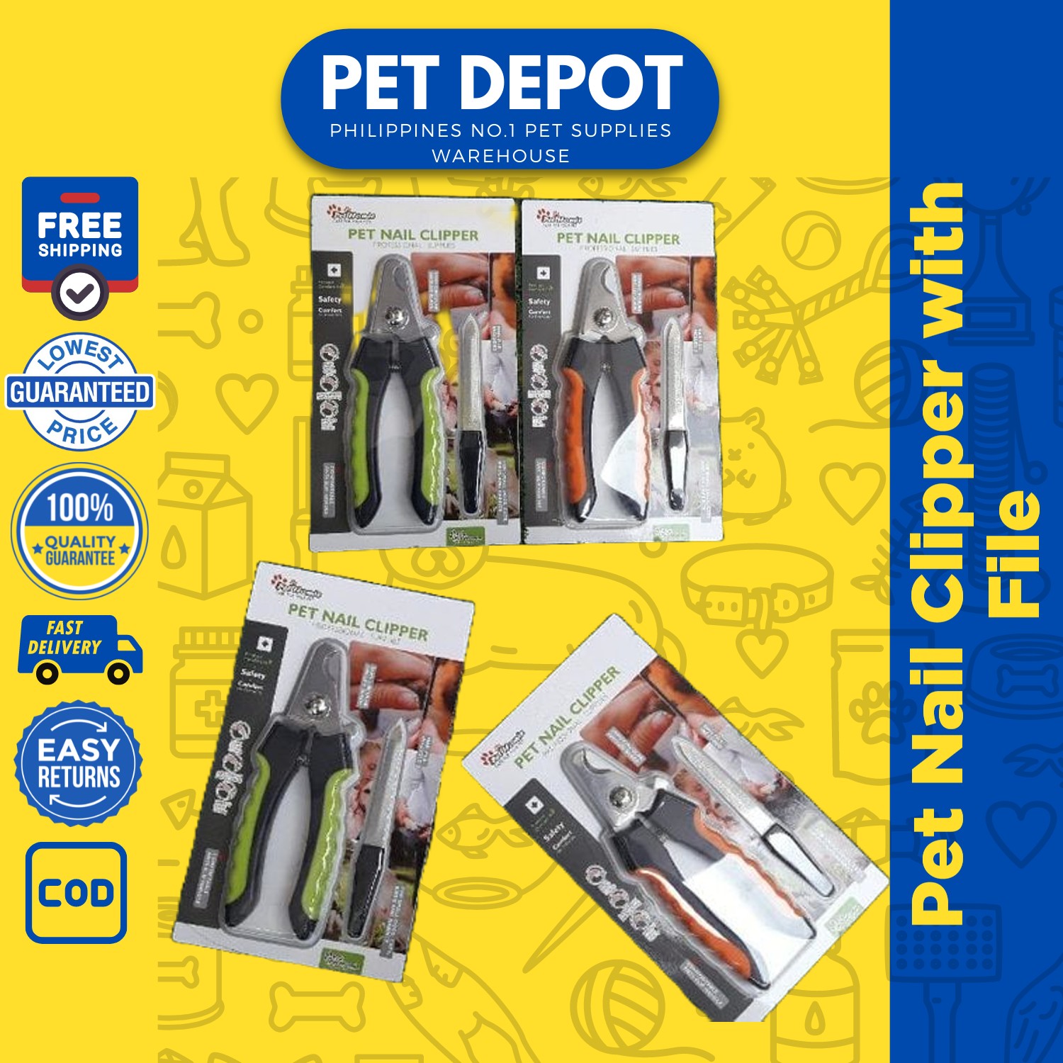 Pet Nail Clipper with File Lazada PH