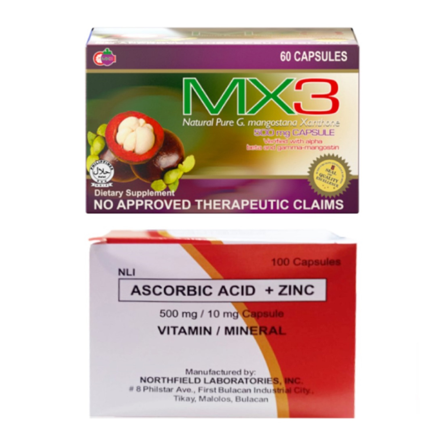 MX3 500mg Box Free Vitamin Box Lazada PH