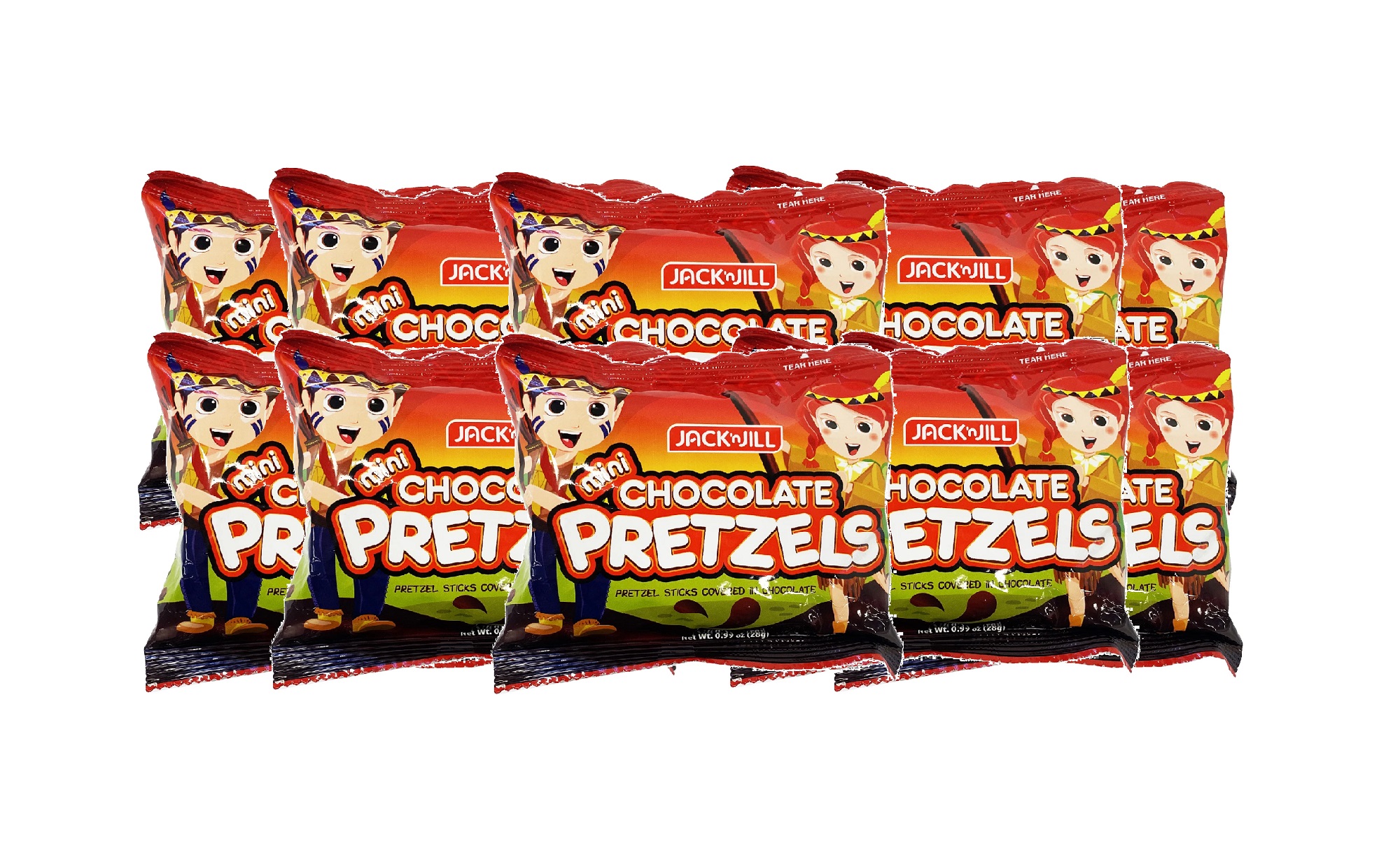 Jack 'N Jill Mini Chocolate Pretzels 28g 10 pcs Lazada PH