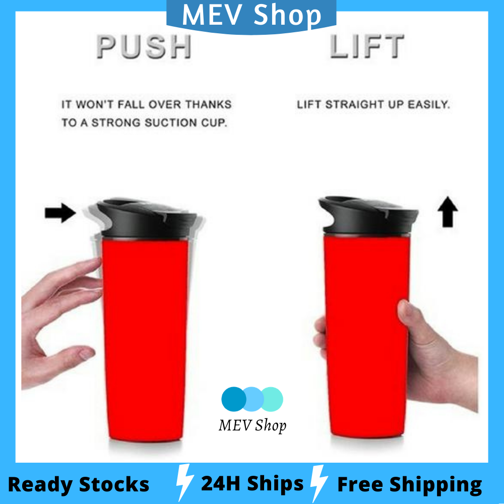 PH Stock] Non-Spill Coffee Cup Tumbler with Suction Base