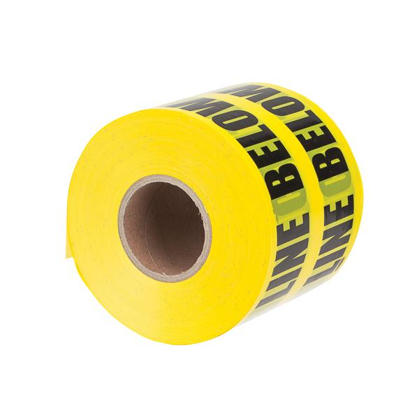 6" x 1000 ft. NonDetectable Underground Tape "Caution Buried Electric
