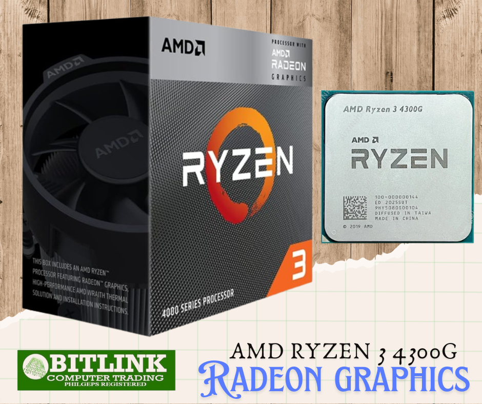 4300g Ryzen 4000 Series Desktop Sotel AMD Ryzen 4300G Processor