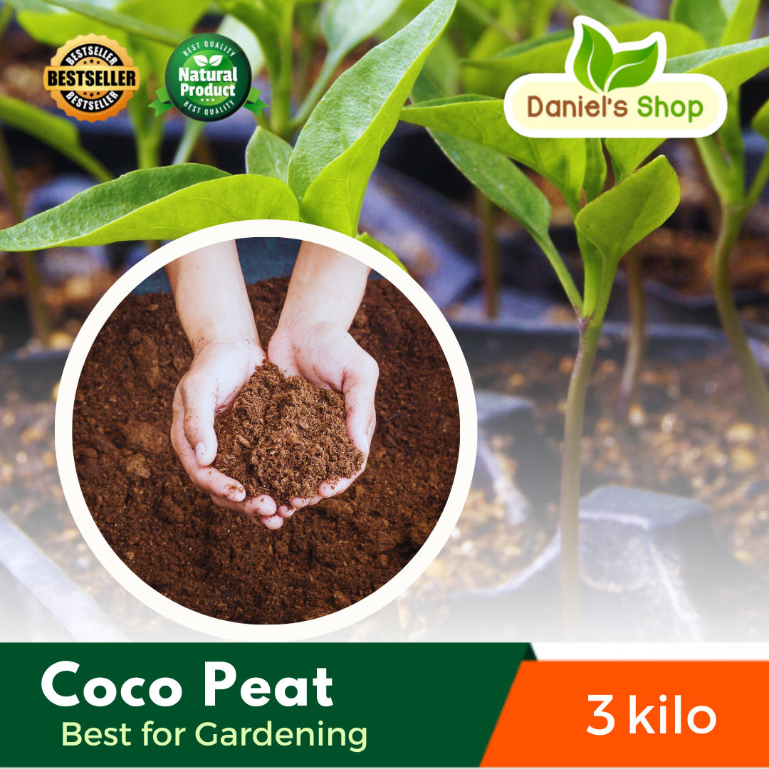 Coco Peat 3 KGS PACK ( DUST ). Coco Peat for Soil Conditioner Best for