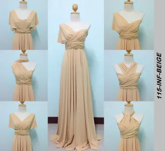 beige day dress