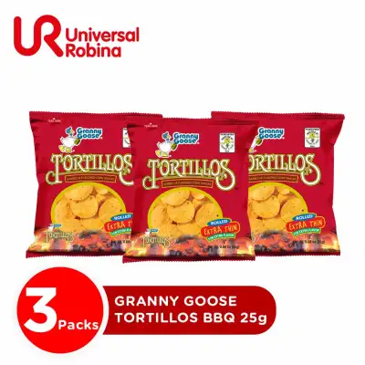 Granny Goose Tortillos Bbq 25G - Pack Of 3