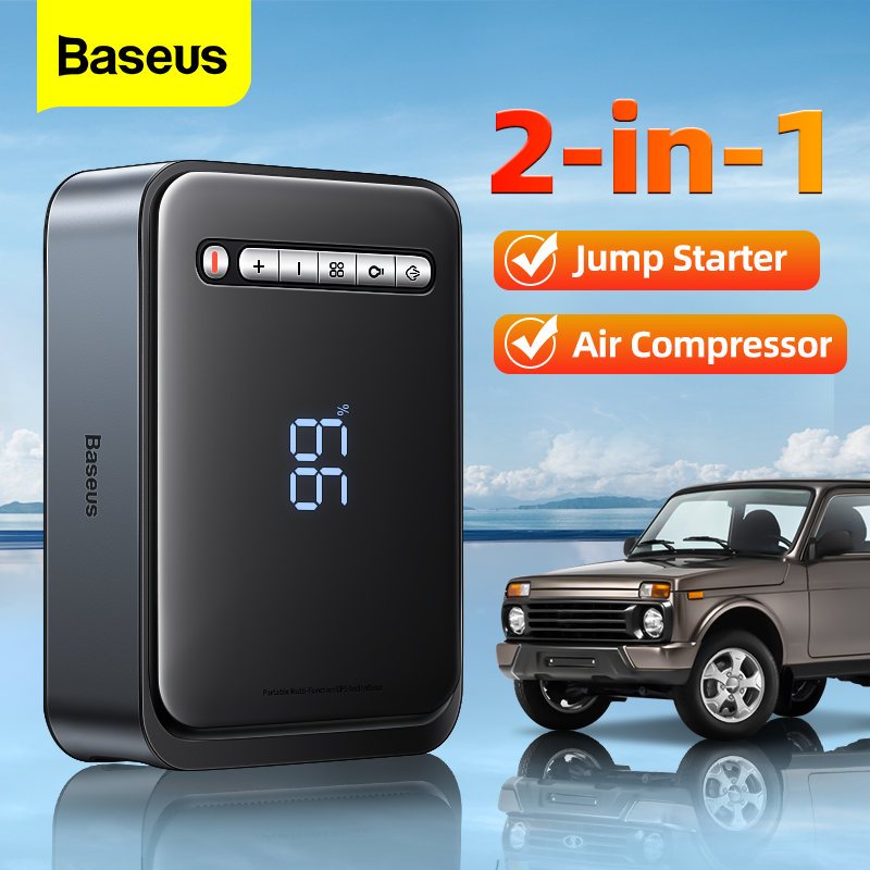 BASEUS in Car Battery Starters 1000A Peak Portable Air