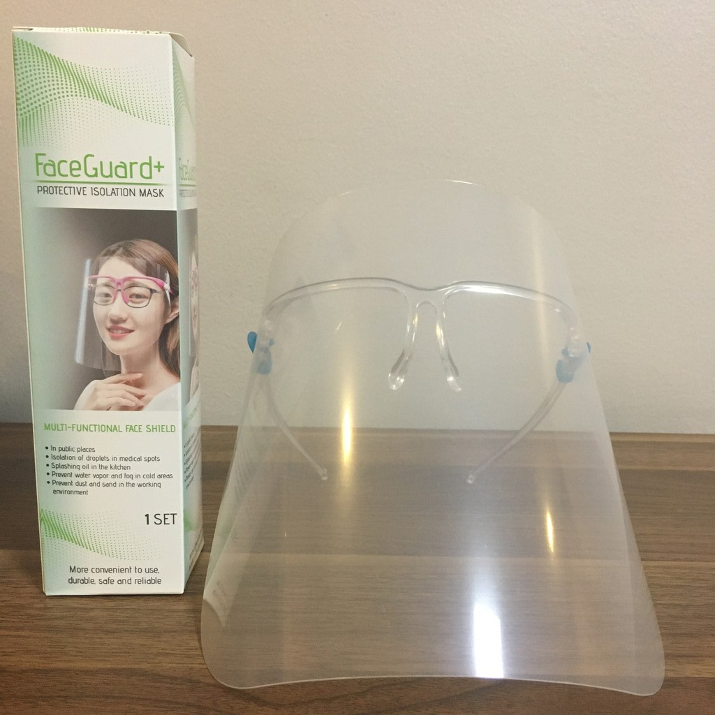 Safety Goggle Face Shield, 2 Pack Clear AntiFog Face Visor Protect