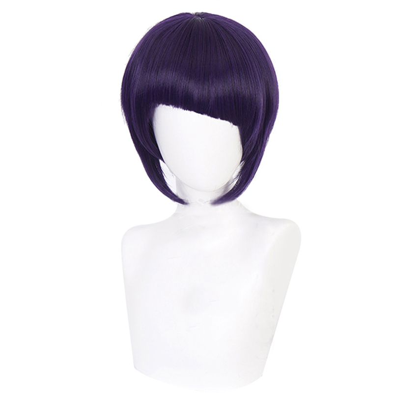 The Big Ups💕Anime Character Jiro Kyoka Straight Purple Hair Wig Cosplay Headset Current US/Nhân vật Anime Jiro Kyoka Tóc giả thẳng màu tím Cosplay Tai nghe Hiện tại Hoa Kỳ giá rẻ