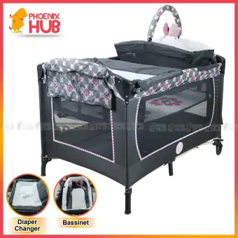 Phoenix Hub Py83d Baby Crib Play Yard Playpen Baby Nursery Center