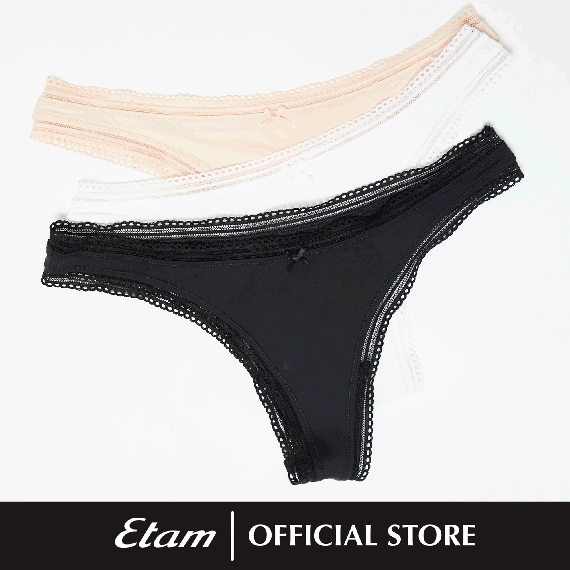 Etam Pack of 3 Thongs Panty Jude Lazada PH