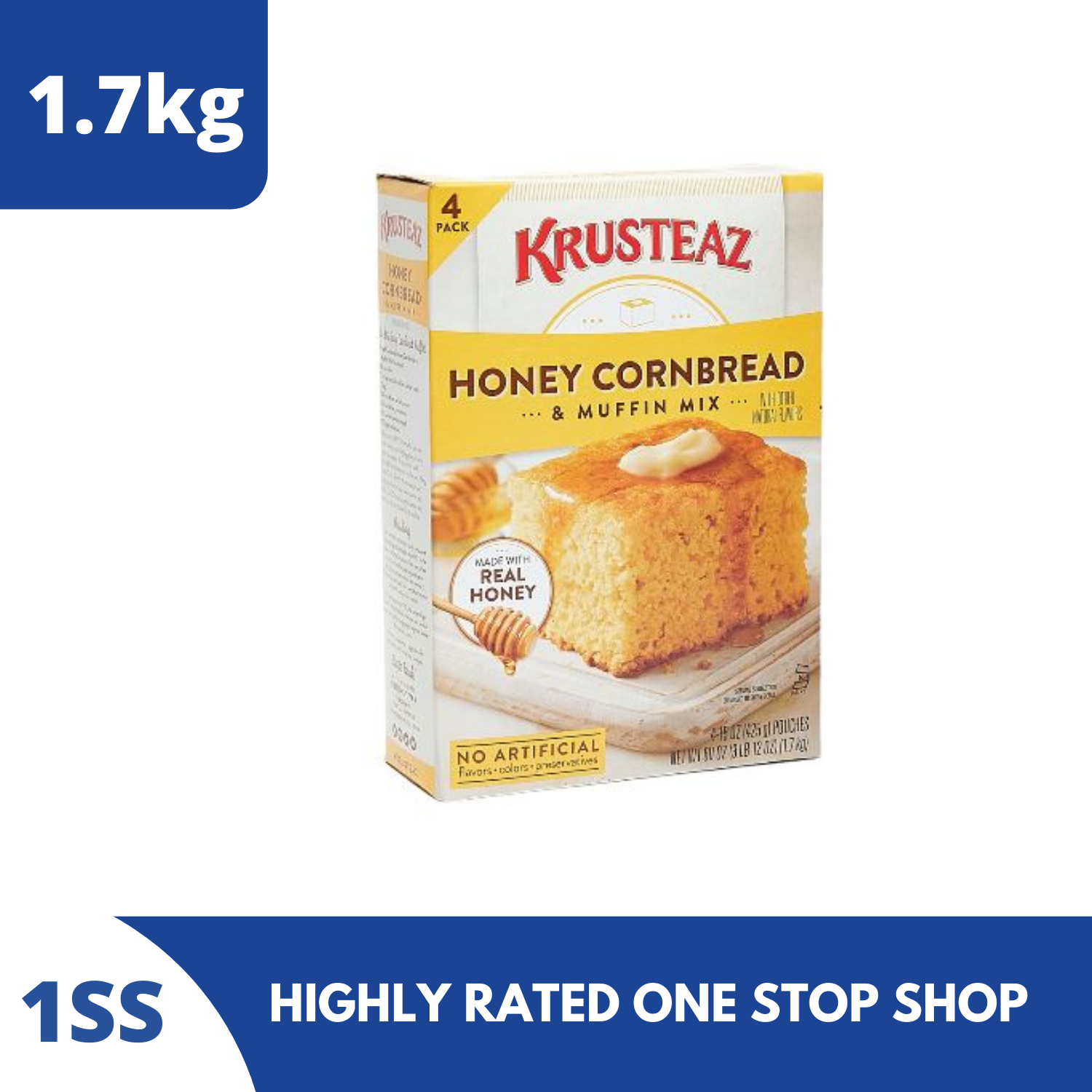 Krusteaz Honey Cornbread & Muffin Mix 1.7kg Lazada PH