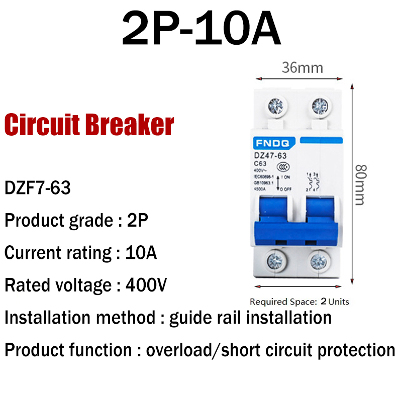 AC Breaker DC Breaker Miniature circuit breaker DC circuit breaker High