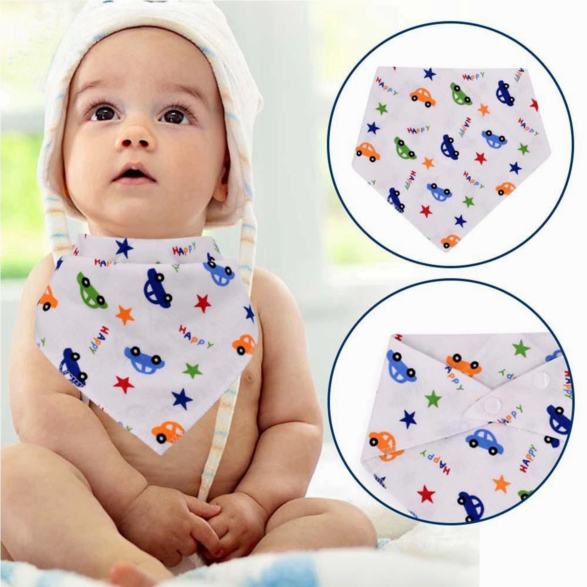 Soft Cotton Baby Towel Bib Cute Designs for Comfortable and Stylish