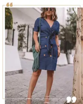 where to buy a denim dress