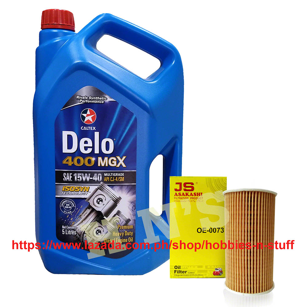 Caltex Delo® 400 MGX Multigrade SAE 15W-40 Oil Change Package for ...