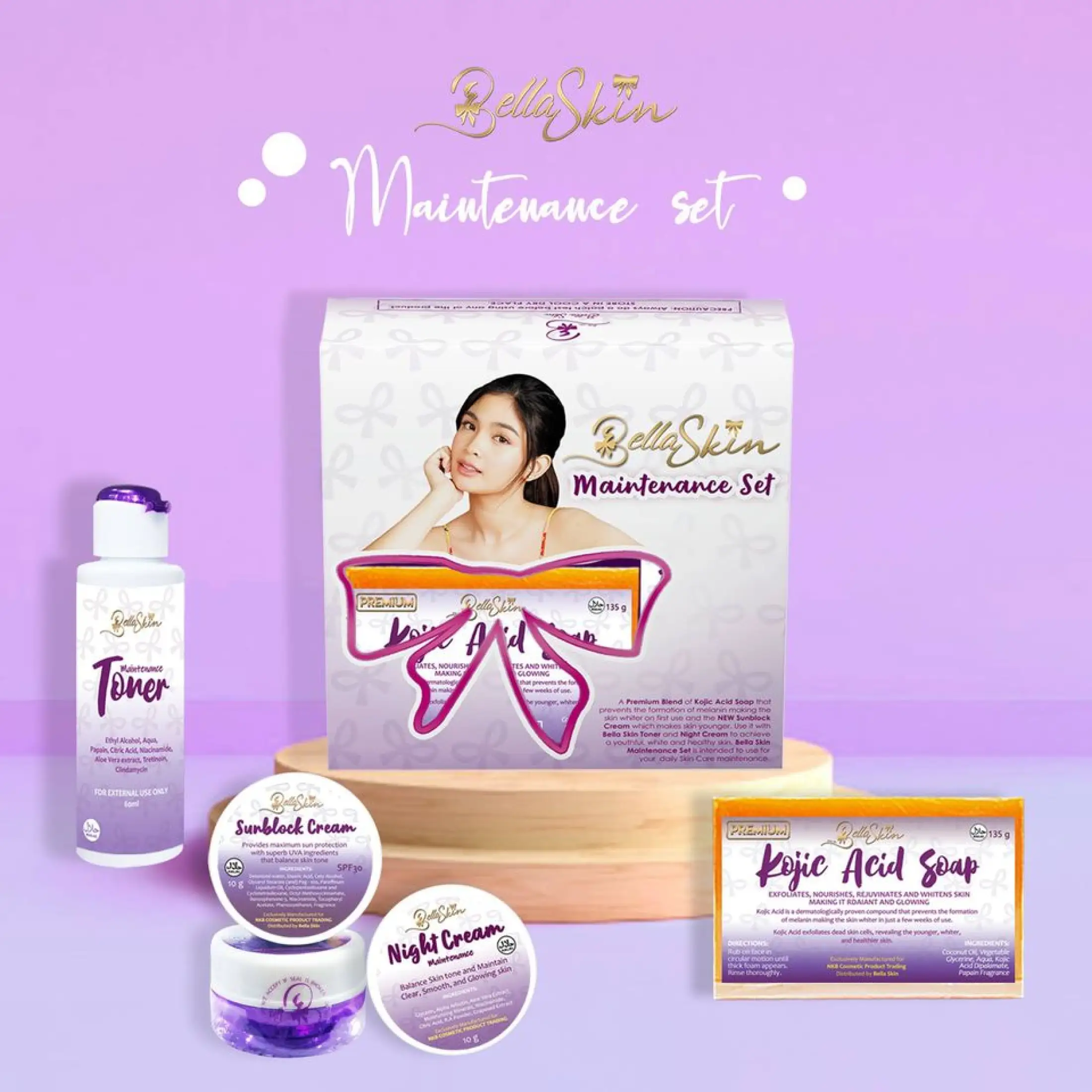 bella skin maintenance set