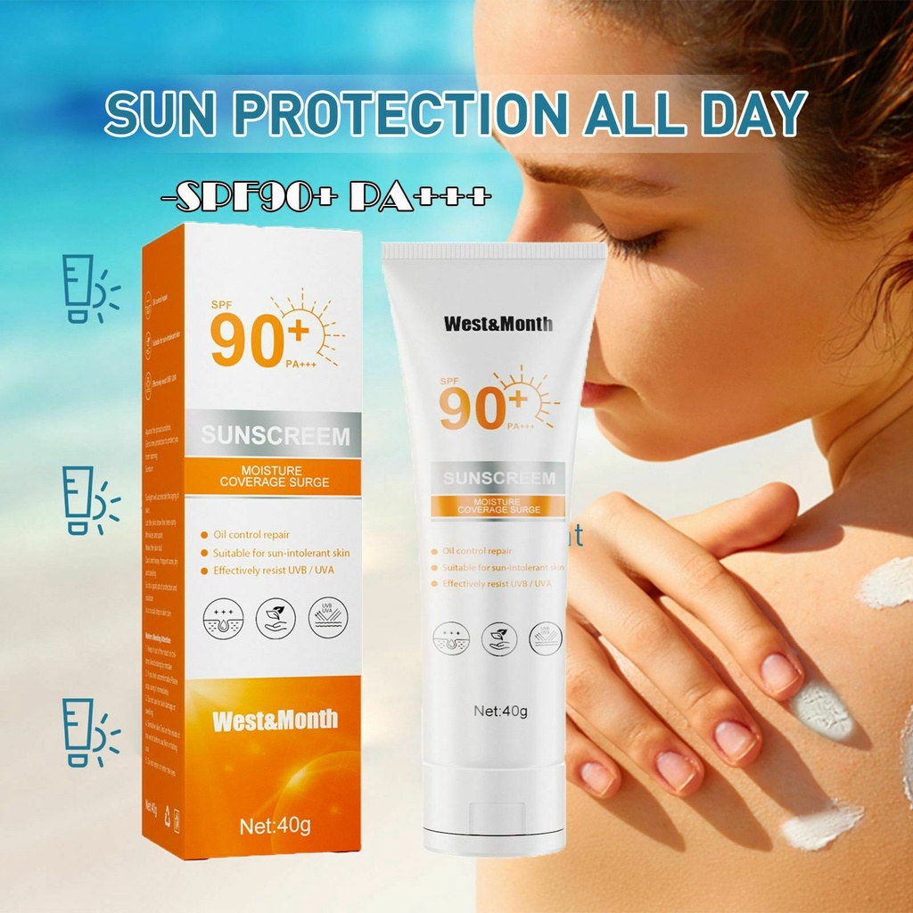 AUTHENTIC!! West Month Sunscreen For Face And Body Waterproof Sun Cream ...