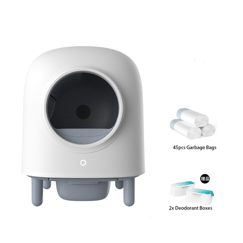 Petree Generation 2 Automatic Self Cleaning Cat Litter Box EnClosed Pet