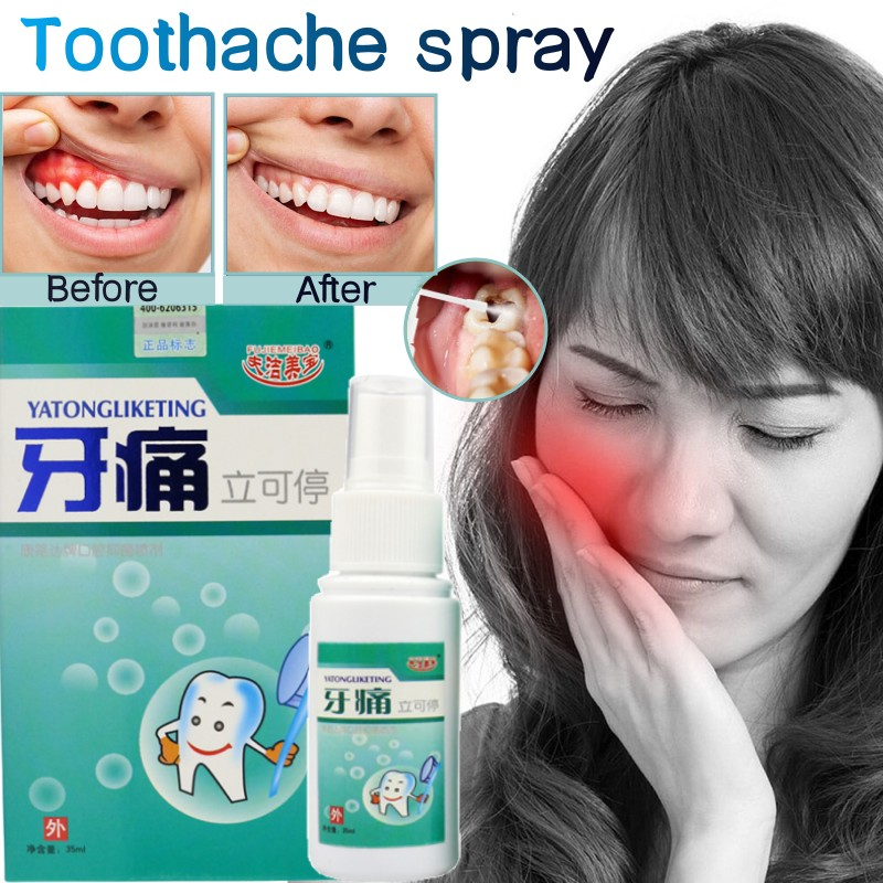 Effective Toothache Spray Fast Pain Relief Plant Extracts Hormone Free Wisdom Tooth Removal