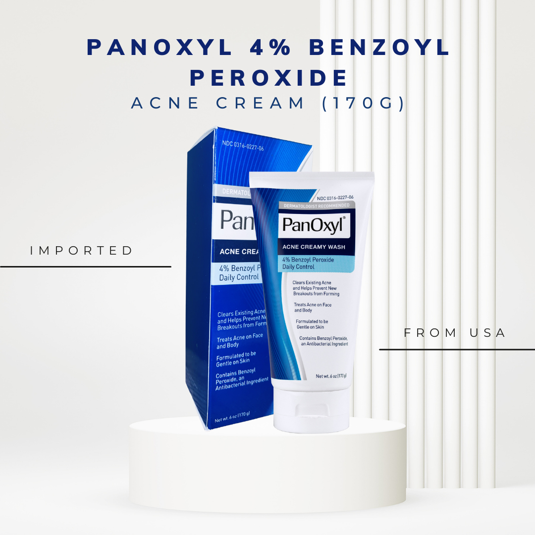 Panoxyl 4 Benzoyl Peroxide Acne Cream Wash Daily Control Lazada PH