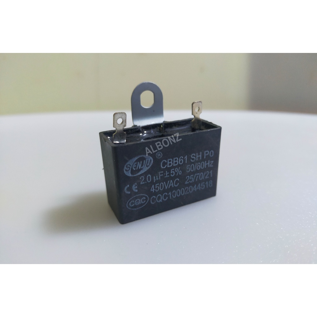450V AC 50/60HZ 2.0uF / 2.5uF Electric Fan Capacitor Lazada PH
