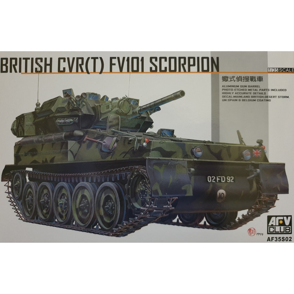 AFV Club 1/35 British CVR(T) FV101 Scorpion | Lazada PH