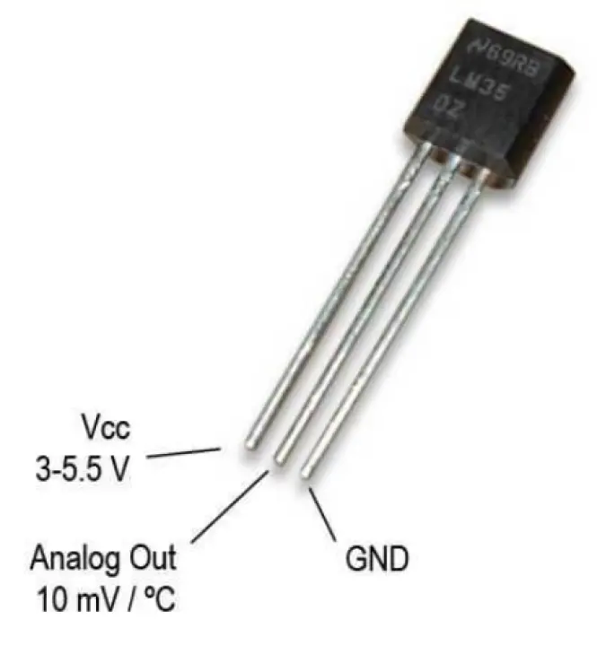 LM35 LM35DZ Temperature Sensor IC LM 35 