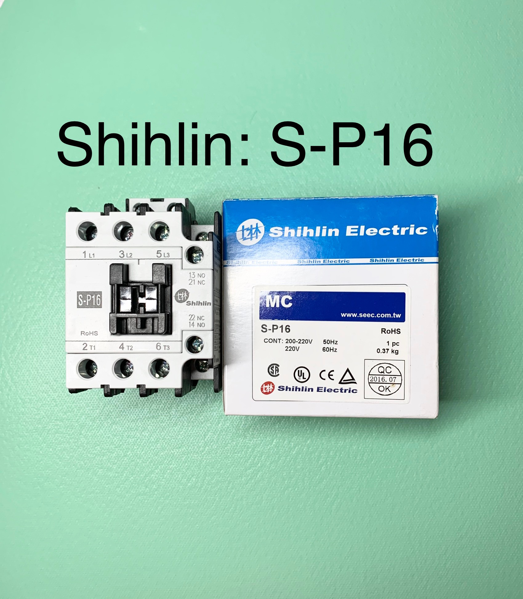 H● Shihlin S-P16 Magnetic AC Contactor 16A 110V 