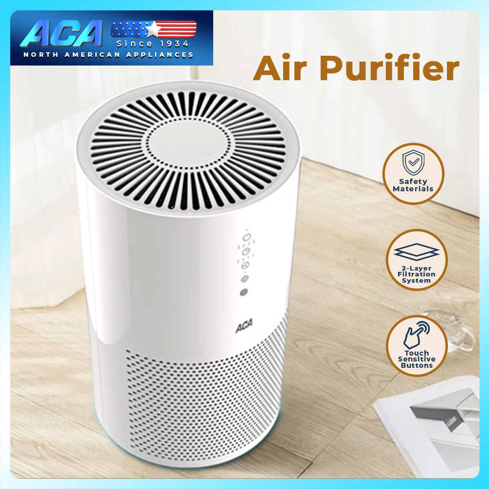 ACA Air Purifier Touch-Sensitive Buttons Filter Update Alerts 2-Layer ...