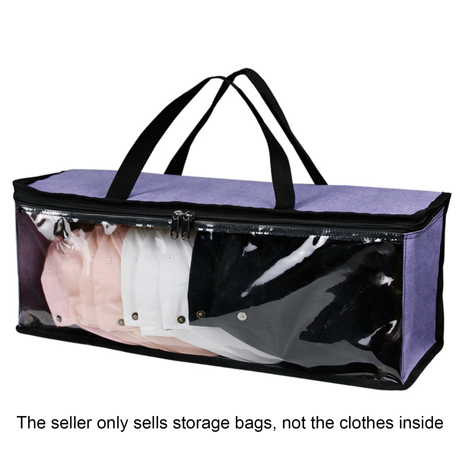 Yimeidongrz®ถุงเก็บของพับได้สวมใส่พีวีซีกันขนาดใหญ่ที่ถอดออกได้กระเป๋าหนังสือสำหรับตู้เสื้อผ้า