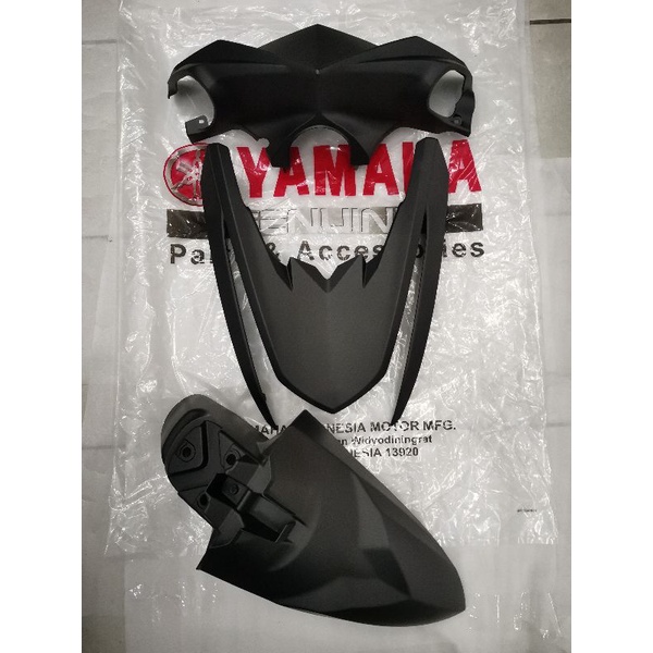 【factory outlet】 Fairings 3PCS Matt Black Mio i 125 Genuine Yamaha ...